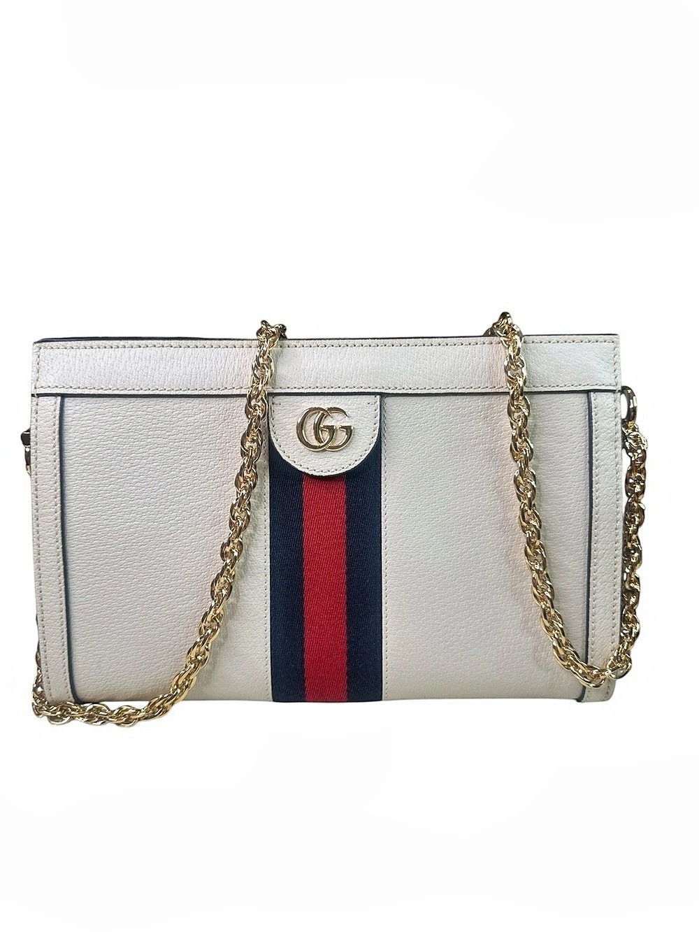 Gucci cherryline medium Shoulder Bag Color Block White & Red